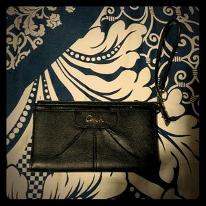 Coach wallet w/ strap